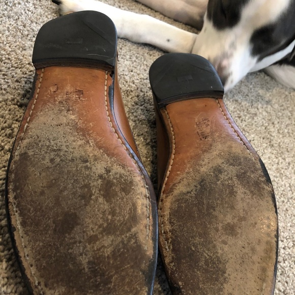 Allen Edmonds Woodstock Men Brown Leather Loafers - Picture 13 of 14